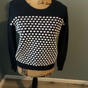 Natural fiber Polka Dot Sweater